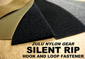 Post image for New Breakthrough from Zulu Nylon Gear! SILENT RIP Hook and Loop