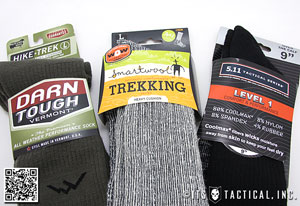 Post image for Boot Sock Showdown: SmartWool, Darn Tough Vermont and 5.11