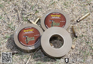 Post image for Wrap Your Loose Straps with Battle Systems Coyote Brown Vinyl Tape