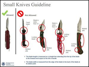 Post image for TSA to Allow Small Knives on Airplanes Starting April 25th 2013