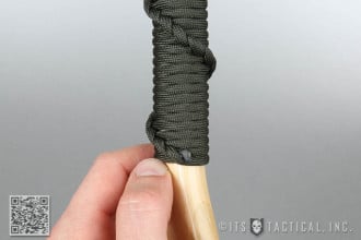 Paracord Paddle Wrapping 14