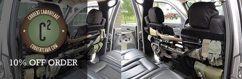 Current Camo Tactical MOLLE Seat Covers