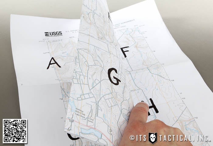 DIY Flat Fold Topographic Map