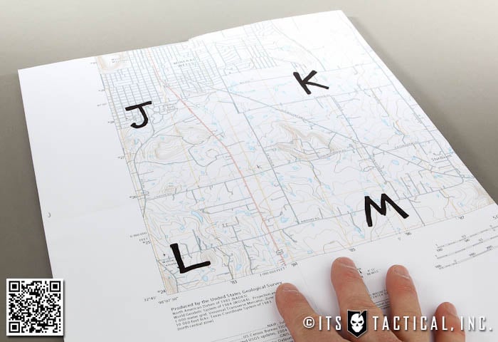 DIY Flat Fold Topographic Map