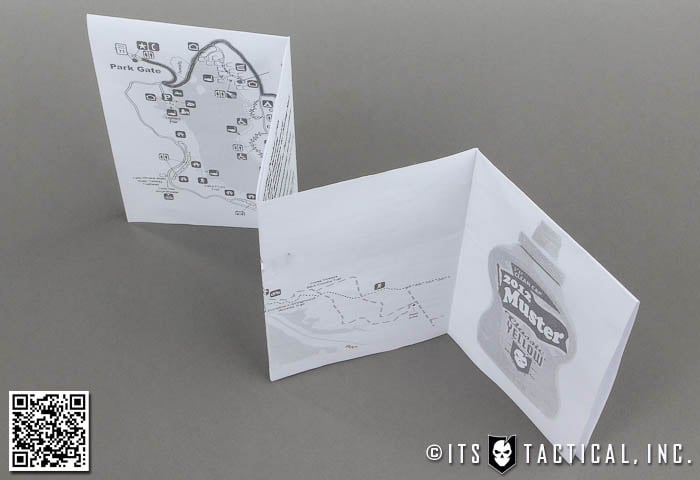 DIY Flat Fold Topographic Map