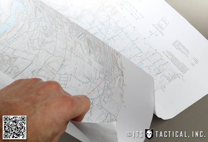 DIY Flat Fold Topographic Map