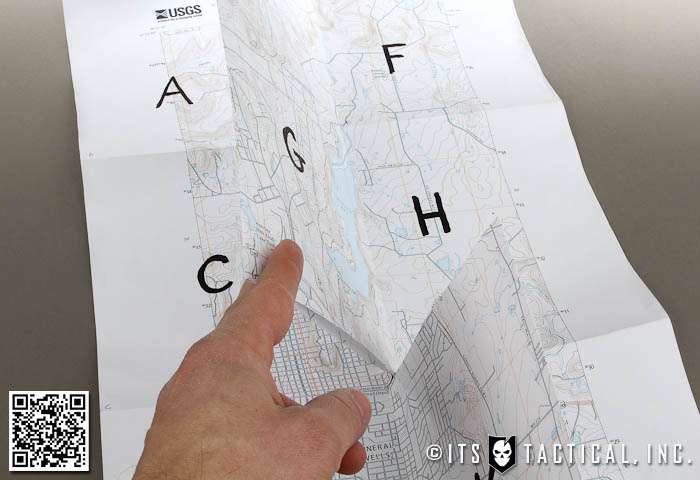 DIY Flat Fold Topographic Map