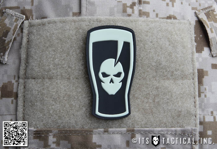 PVC Pint Glass Morale Patch