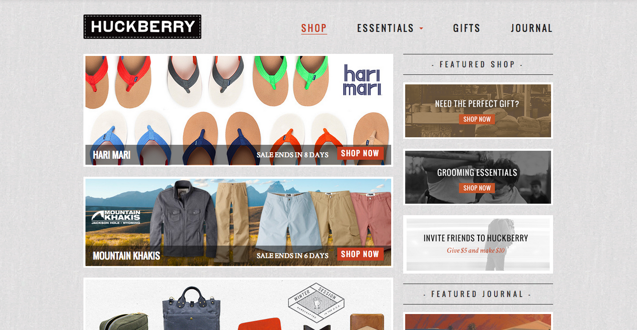 Huckberry Store