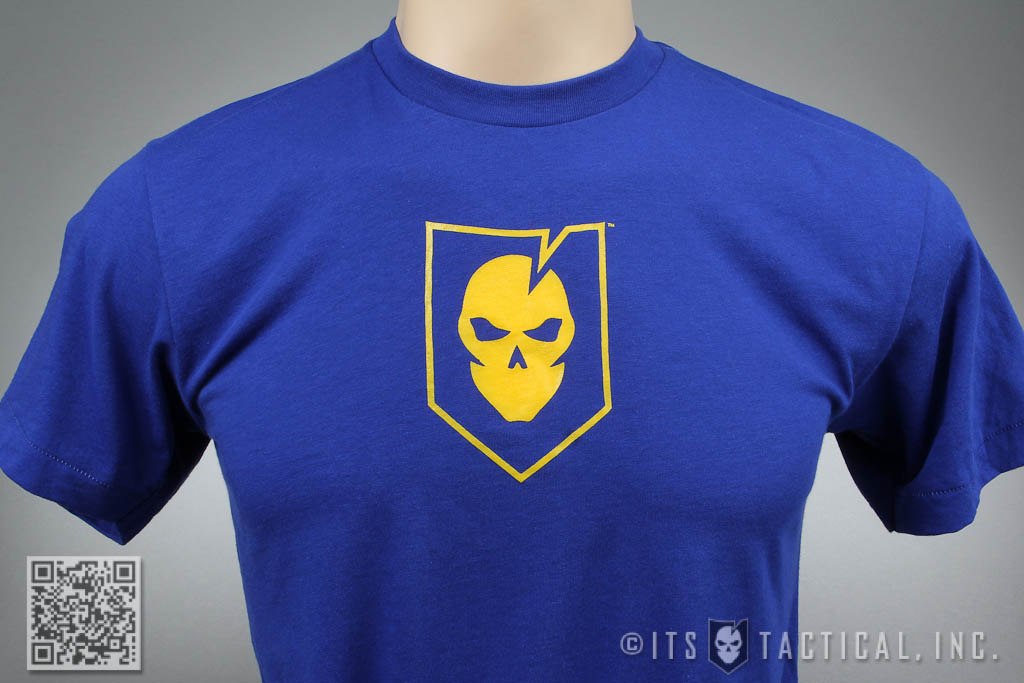 ITS Logo T-Shirt Blue and Gold 01