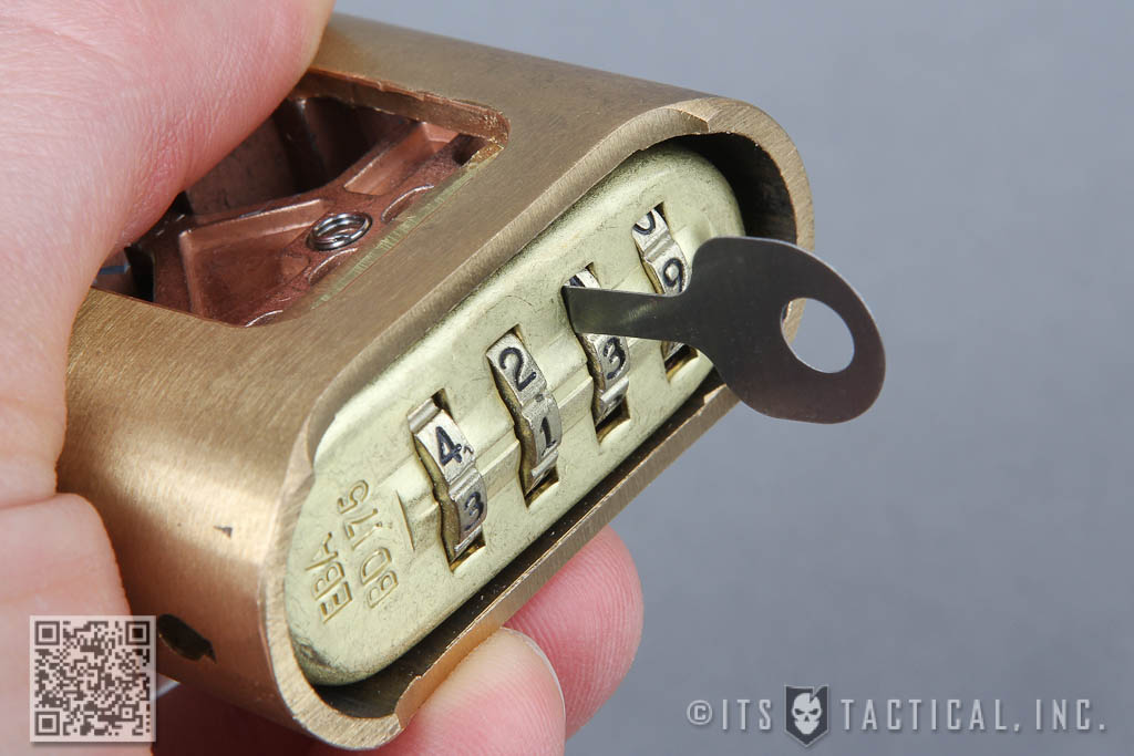 Visible Cutaway Combination Lock