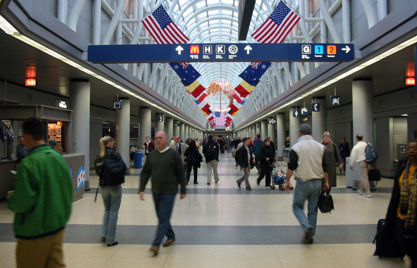 Airport Crowd