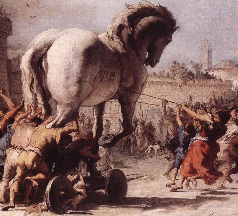 The Procession of the Trojan Horse