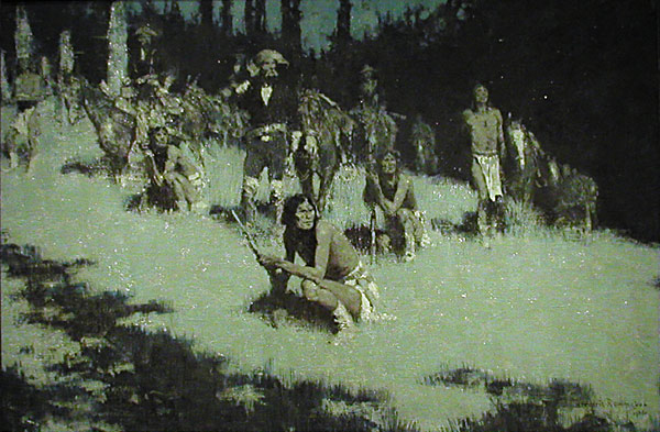 Apache Scouts Listening by Frederic Remington