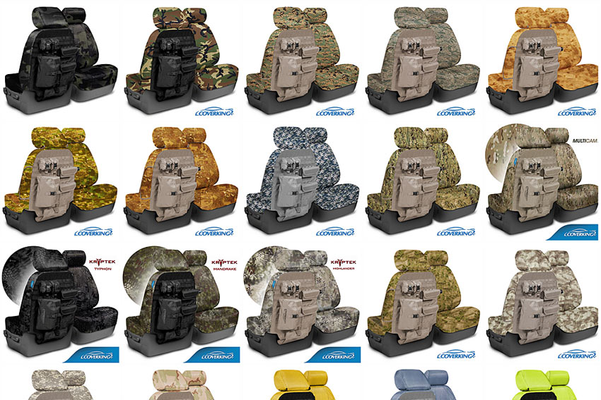 Current Camo MOLLE Seat Covers