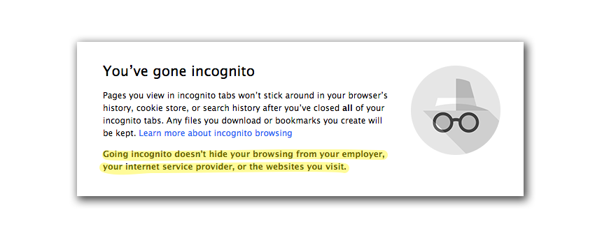 Google Chrome Incognito