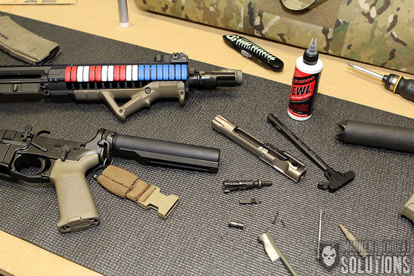 Gun Cleaning Bench Mat Rifle Pistol Black Weapons RollUp Shotgun Maintenance 