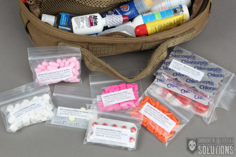 How to Repackage Over The Counter Meds for Aid Bags and Kits ITS Tactical