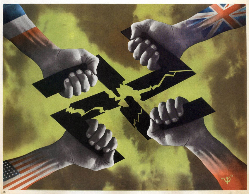 thumbnail image 2 of 2nd Armored Division 'Hell On Wheels' Military Map Print - WWII Axis War Reproduction 2 of 5