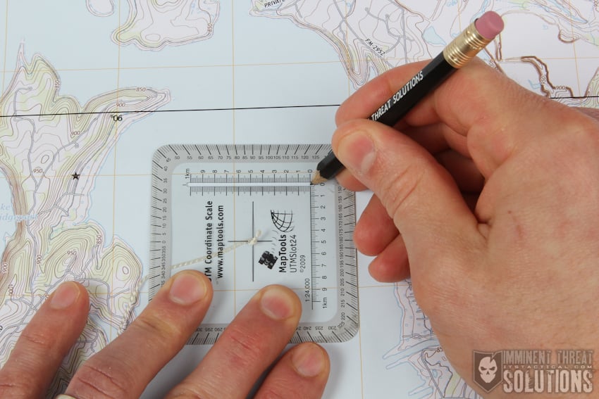 Military Map Protractor 2-Pack Set - Coordinate Scales for Map Navigation