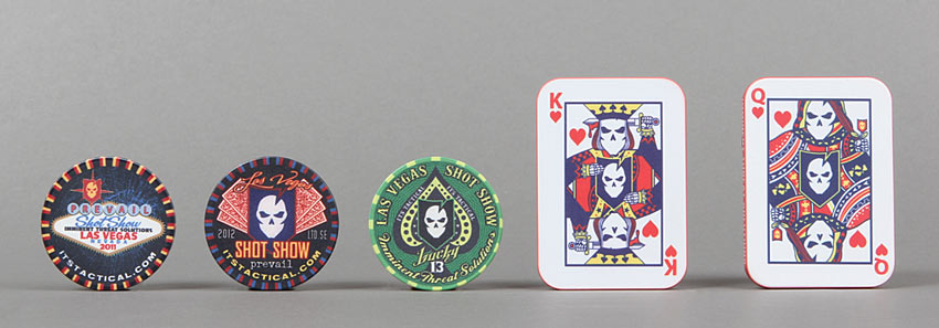 ITS SHOT Show Poker Chips and Casino Plaques