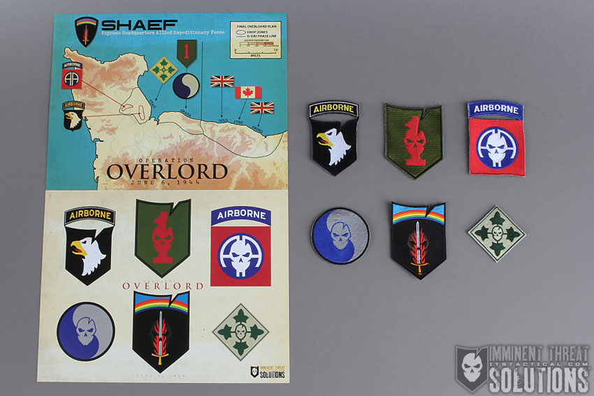 ITS WWII D-Day Morale Patch Collection