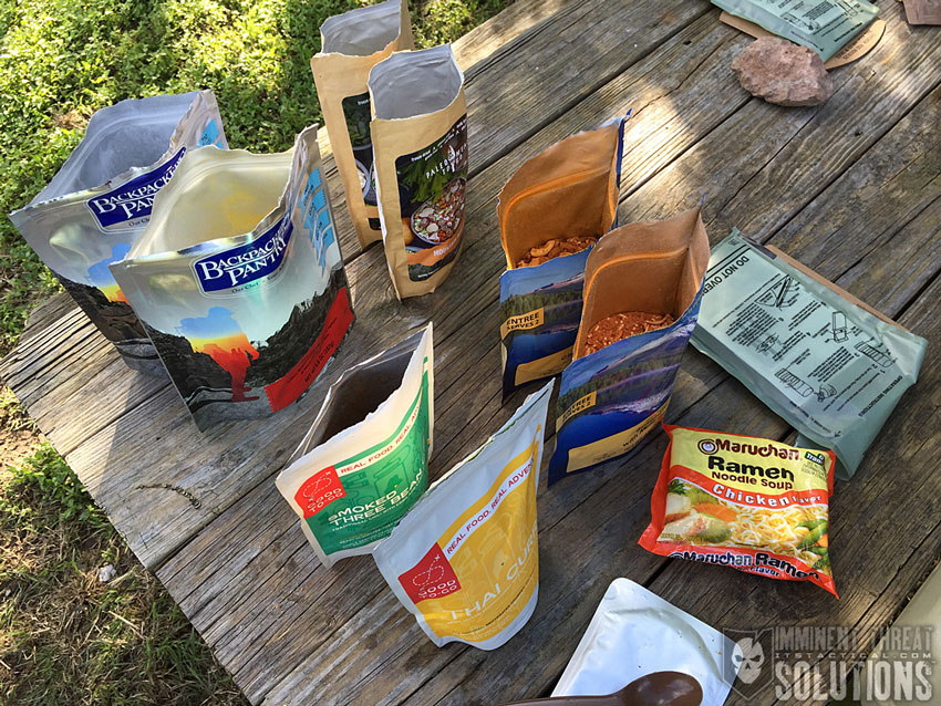 Outdoor Meals Group Contents