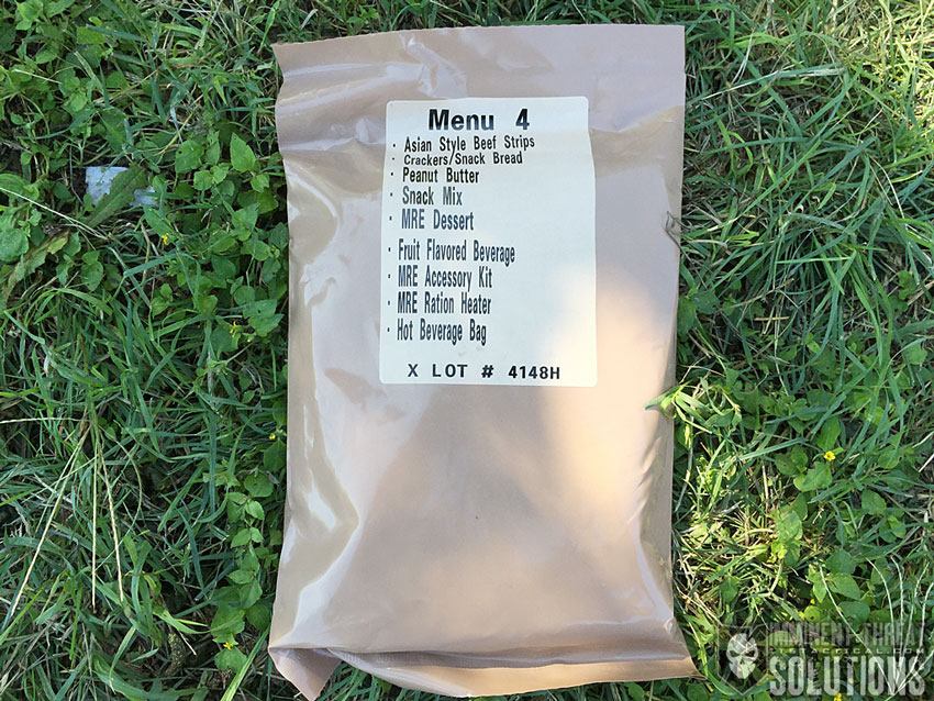MRE Meal 4 Asian Beef Strips