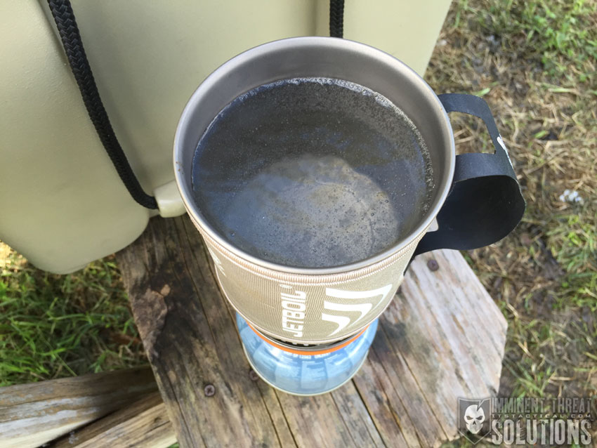 JetBoil Boiling Water