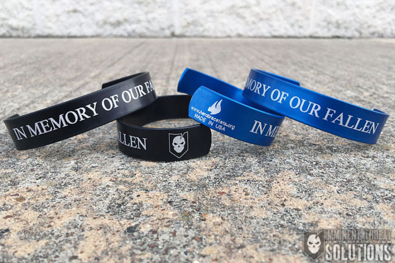 In Memory of Our Fallen New Thin Blue Line ITS Memorial Bracelets