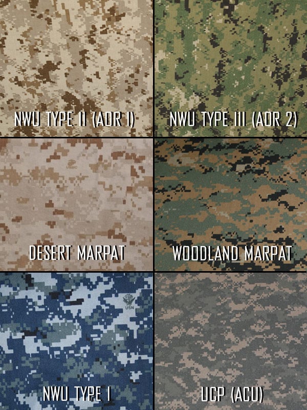 AOR Camo Comparison