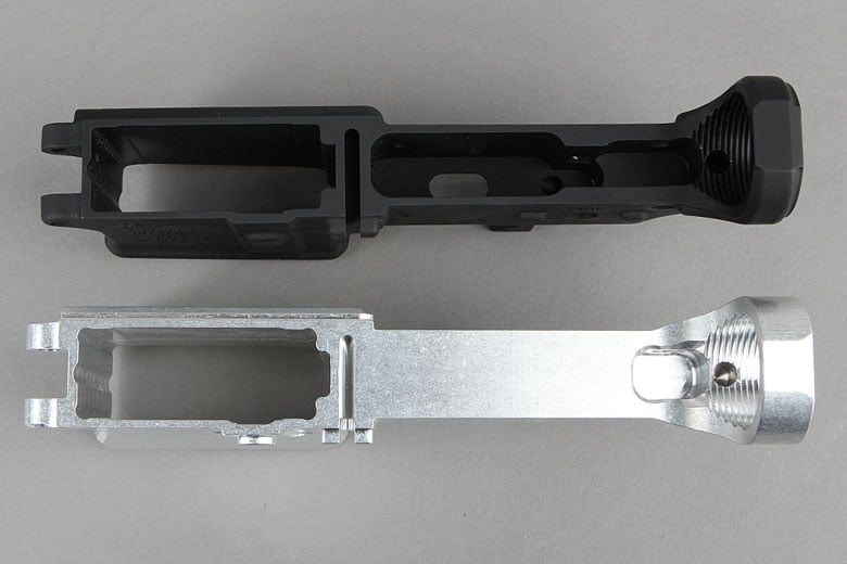 Standard AR-15 Lower and 80% Lower Top Down