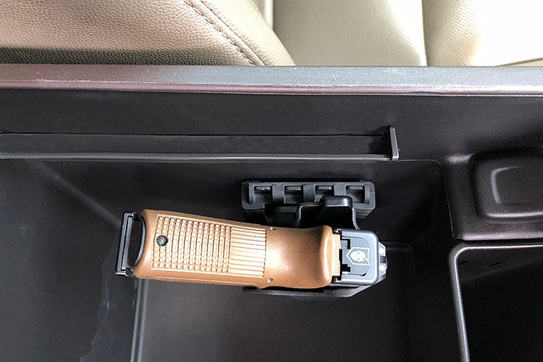 Vehicle Holsters with the Safariland Quick Locking System